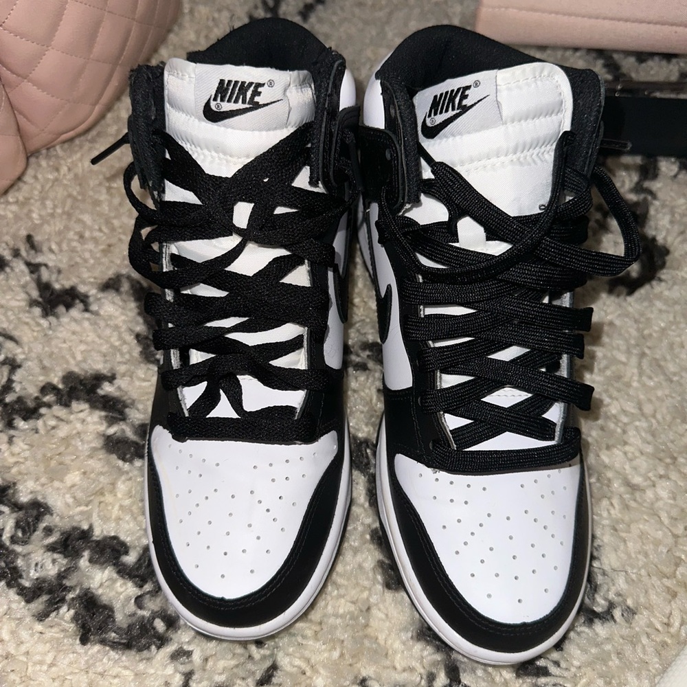 Nike Dunk high ps black and white